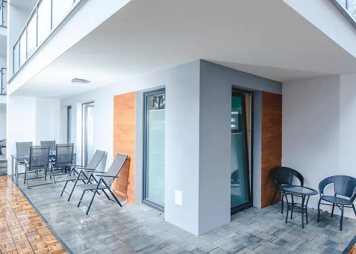 Апартаменты Nowy A3-pba- Kryty Basen - Dwie Sypialnie - Salon -aneks -duzy Taras Поберово